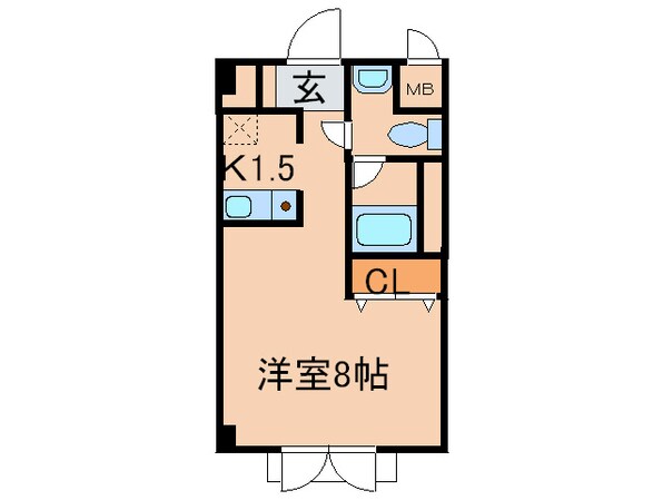 メゾンパティオⅡの物件間取画像